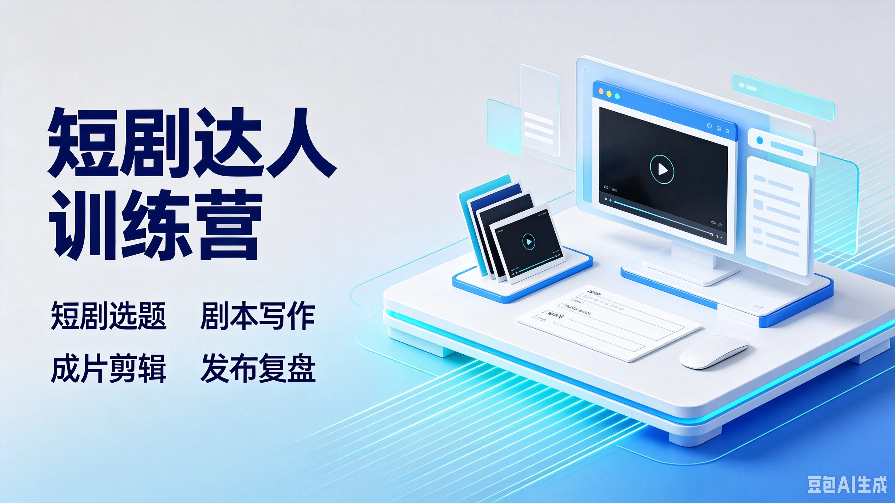 【精】短剧达人训练营,短剧选题、剧本写作、成片剪辑、发布复盘 - 创业吧创业吧,副业网,副业项目,网创项目,创业项目,赚钱平台,免费项目分享,手机搬砖,无货源电商,抖音工具箱,搬砖项目,网络赚钱,AI短剧,AI动漫制作创业吧