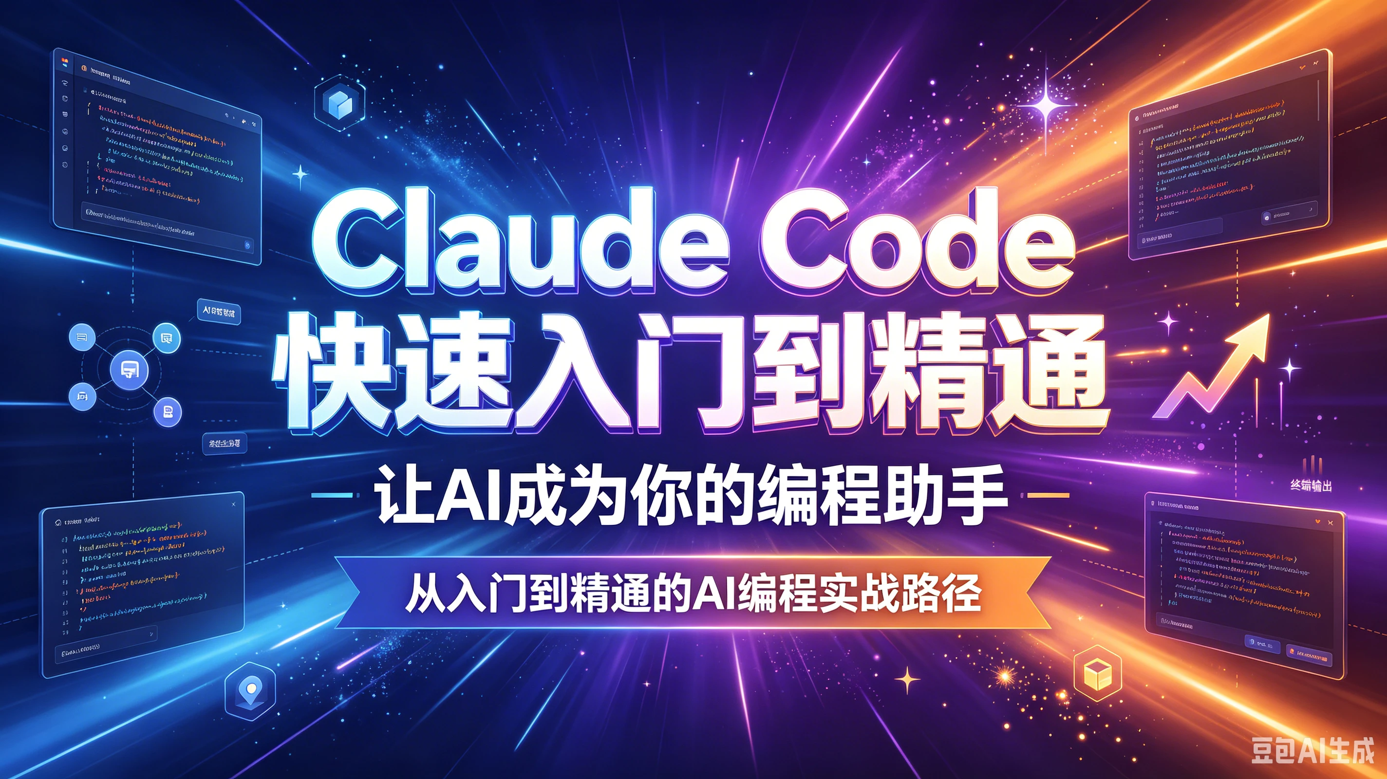 【精】Claude Code快速入门到精通，让AI成为你的编程助手，从入门到精通的AI编程实战路径创业吧,副业网,副业项目,网创项目,创业项目,赚钱平台,免费项目分享,手机搬砖,无货源电商,抖音工具箱,搬砖项目,网络赚钱,AI短剧,AI动漫制作创业吧