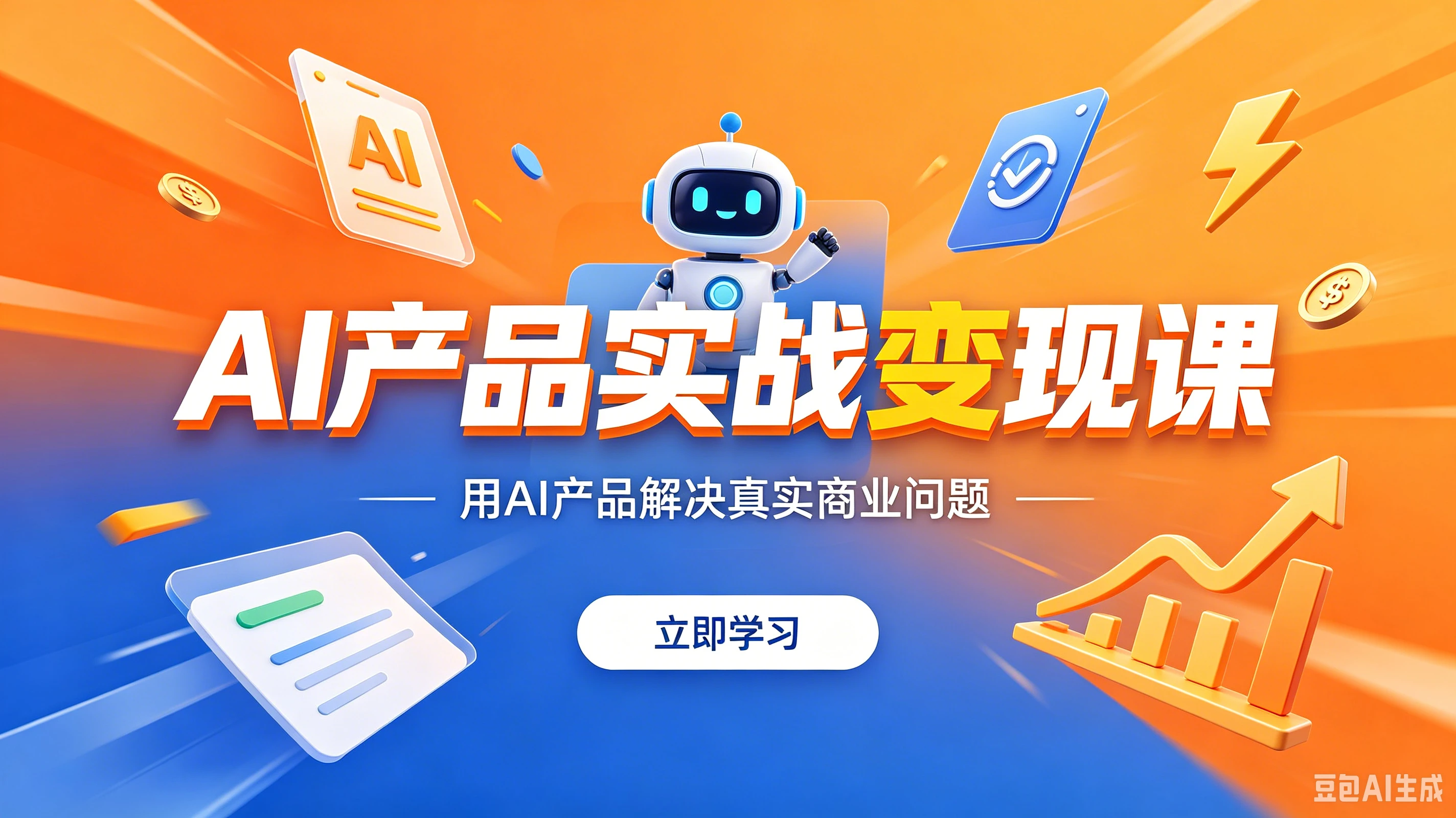 【精】AI产品实战变现课，用AI产品解决真实商业问题创业吧,副业网,副业项目,网创项目,创业项目,赚钱平台,免费项目分享,手机搬砖,无货源电商,抖音工具箱,搬砖项目,网络赚钱,AI短剧,AI动漫制作创业吧