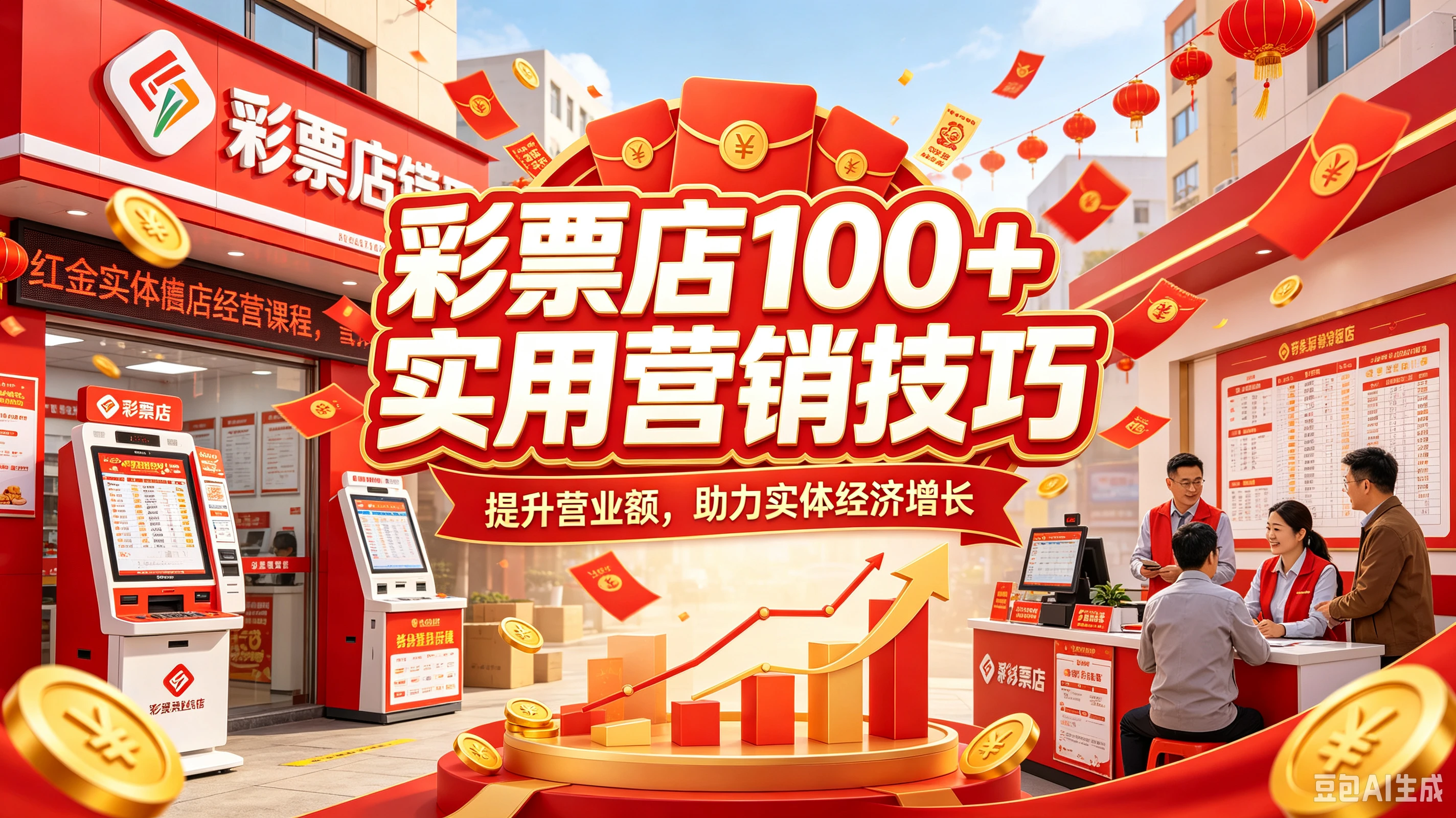 【精】彩票店100+实用营销技巧，提到营业额，助力实体经济增长创业吧,副业网,副业项目,网创项目,创业项目,赚钱平台,免费项目分享,手机搬砖,无货源电商,抖音工具箱,搬砖项目,网络赚钱,AI短剧,AI动漫制作创业吧
