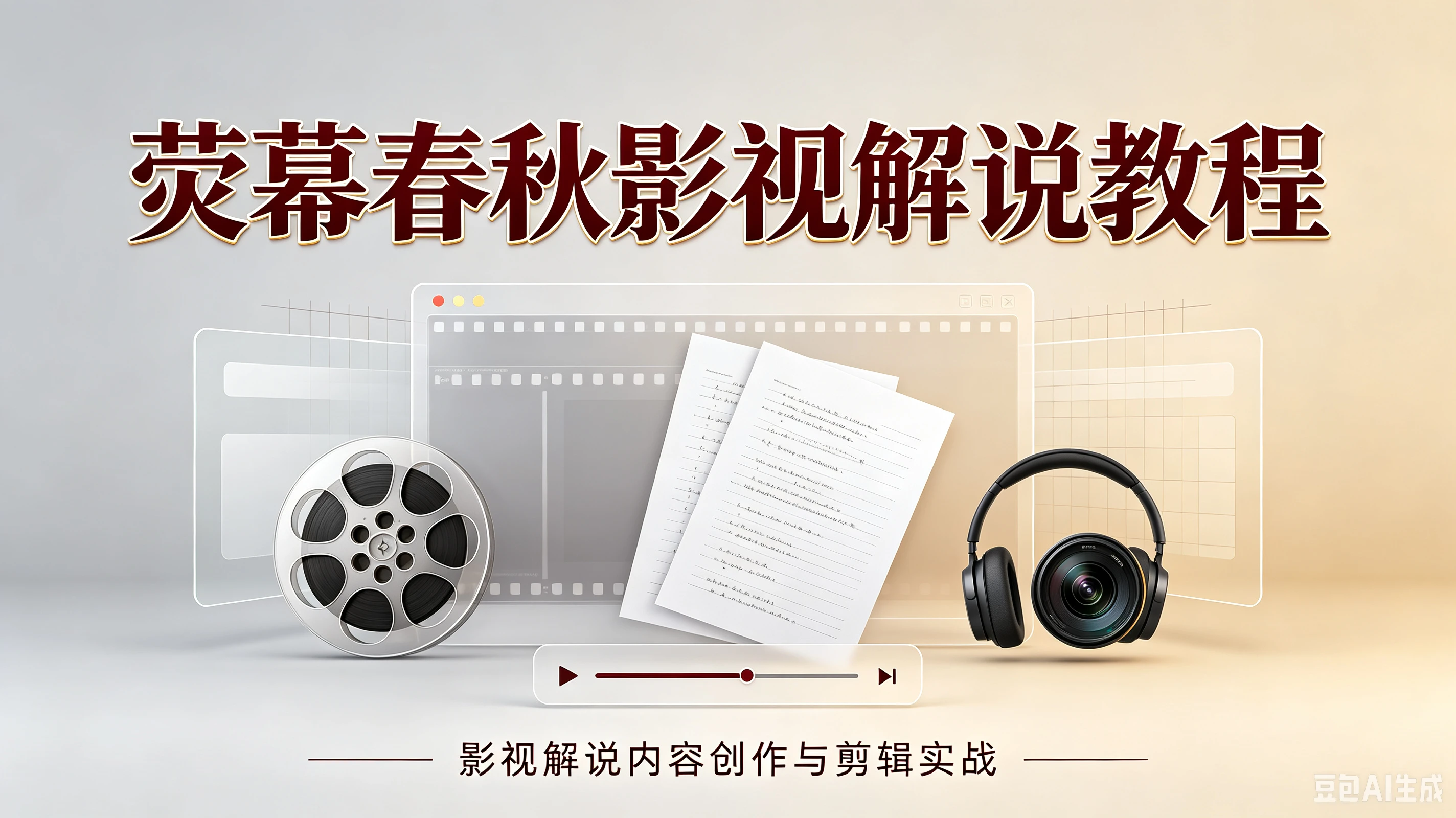 【精】抖音58W粉丝博主荧幕春秋影视解说教程，零基础搞定影视解说完整成片创业吧,副业网,副业项目,网创项目,创业项目,赚钱平台,免费项目分享,手机搬砖,无货源电商,抖音工具箱,搬砖项目,网络赚钱,AI短剧,AI动漫制作创业吧