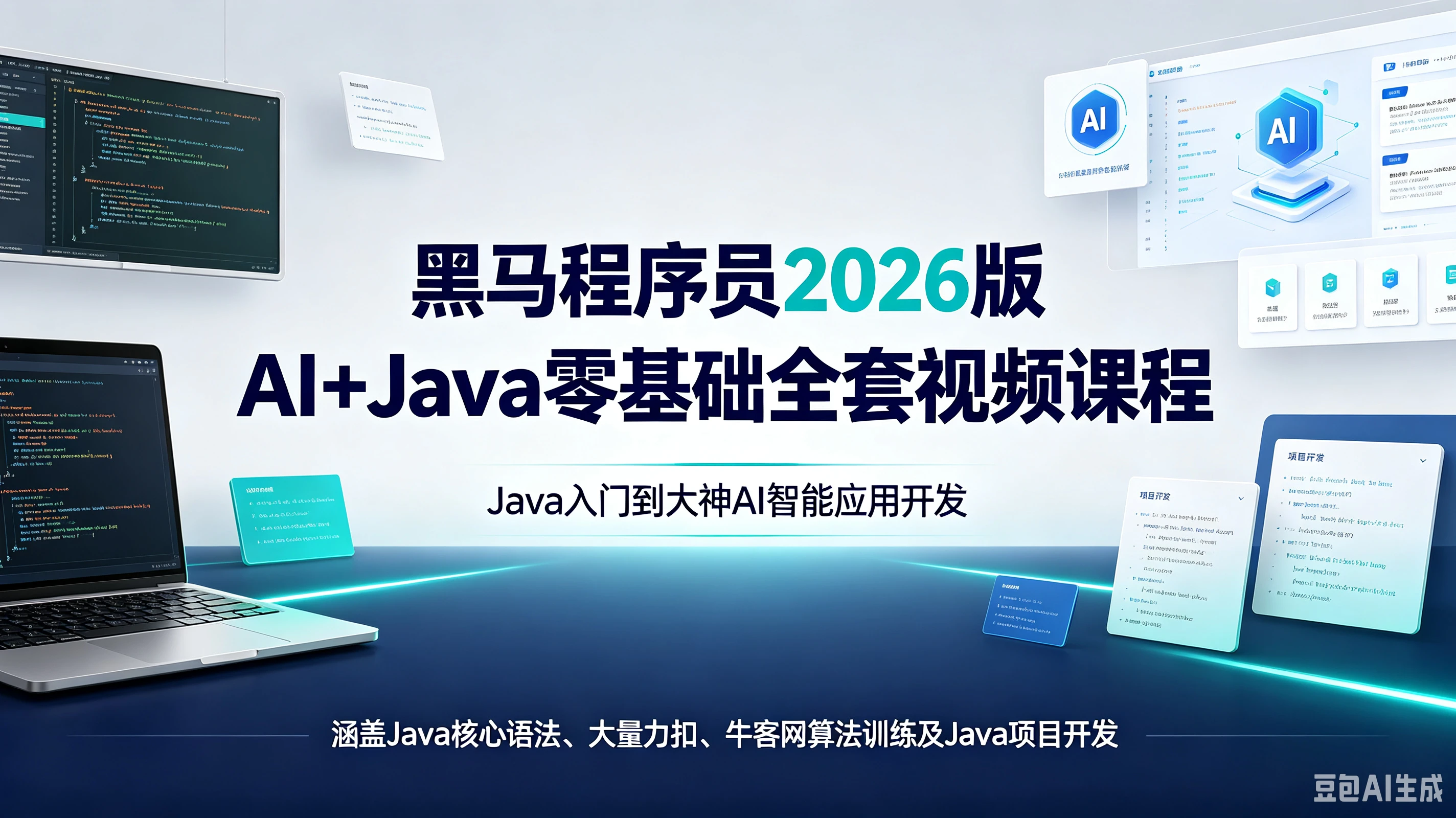【精】黑马程序员2026版AI+Java零基础全套视频课程，Java入门到大神AI智能应用开发，涵盖Java核心语法、大量力扣、牛客网算法训练及Java项目开发创业吧,副业网,副业项目,网创项目,创业项目,赚钱平台,免费项目分享,手机搬砖,无货源电商,抖音工具箱,搬砖项目,网络赚钱,AI短剧,AI动漫制作创业吧